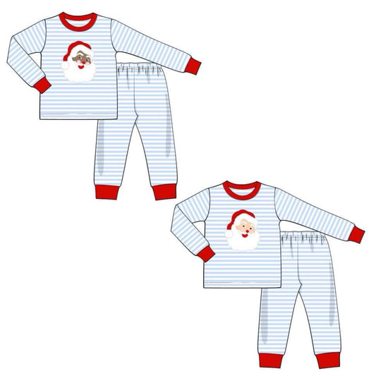 RTS: Little Saint Nick- Boys 2pc Knit Lounge