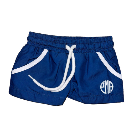 RTS: Navy Swim Collection- Boys Traditional Swim Shorts "PMA"