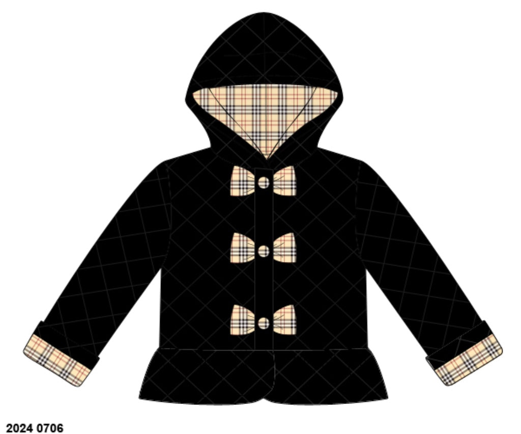 RTS: Hagood Lookin'- Mom/Mini Quilted Bow Jacket