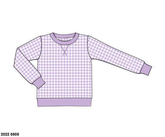 RTS: Girls Mix & Match- Knit Pullover in Lavender