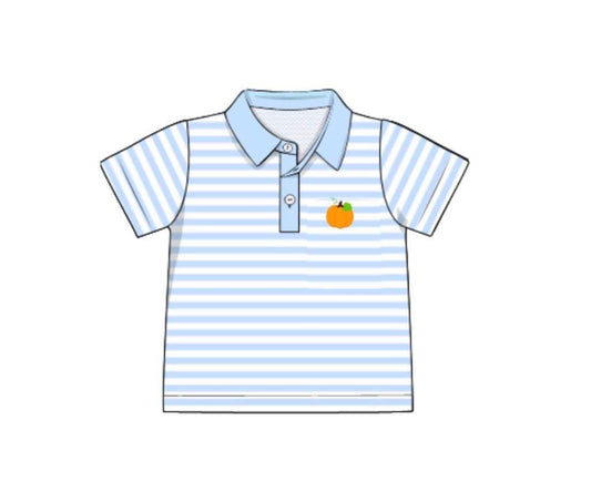 RTS: Conor's Classic Pumpkins- Boys Knit Polo