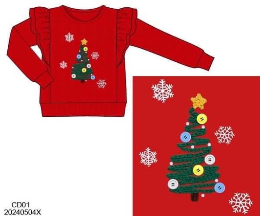 RTS: Christmas Cozies- Mom & Mini Tree Sweater