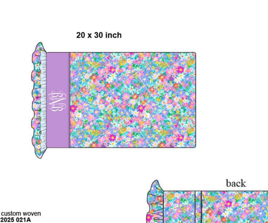 Pre Order 123: Lilac Blooms- Pillow Case