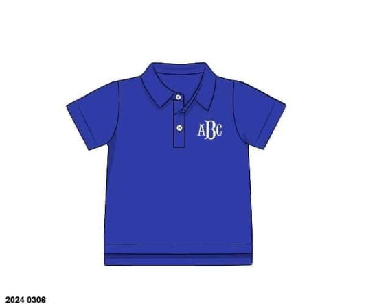 Pre Order 122: Royalty Era- Boys Knit Polo