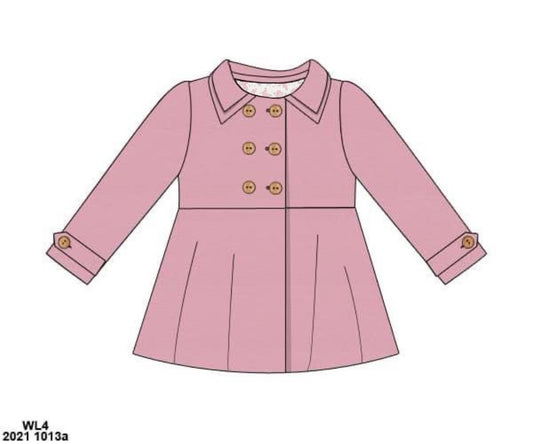 RTS: Wool Coats- Mom/Mini Pink Peacoat