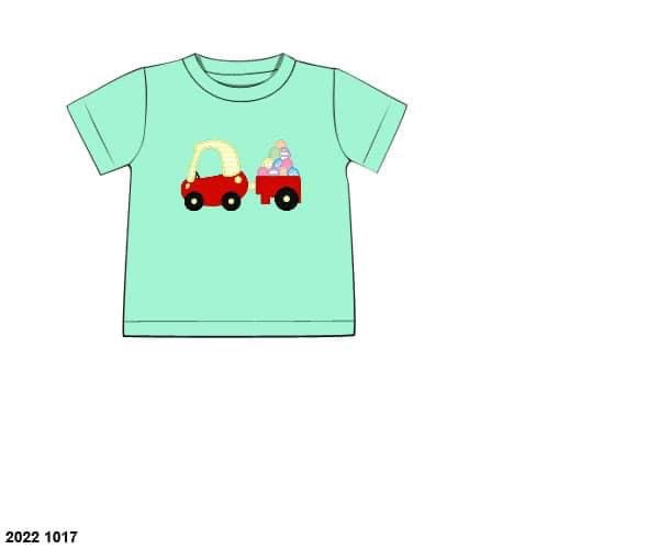 Pre Order 116: Easter Shirt Only- Boys Cozy Cope