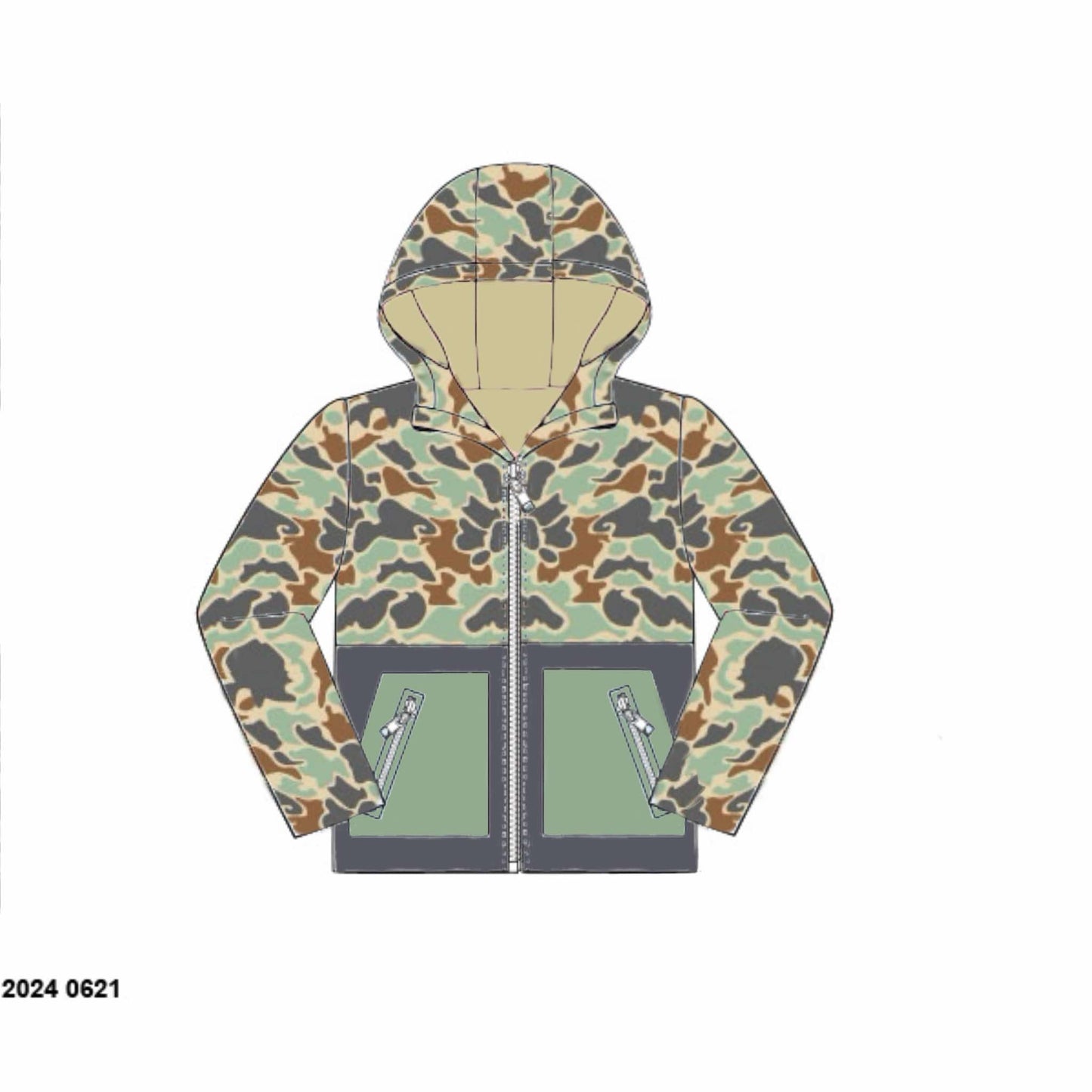 RTS: Windbreakers- Boys Camo Jacket