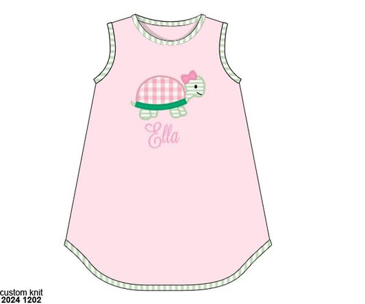 Pre Order 122: Turtle Turtle- Girls Knit Dress