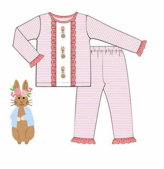 Pre Order 116: Easter Lounge- Peter Rabbit Girls 2pc Knit Set