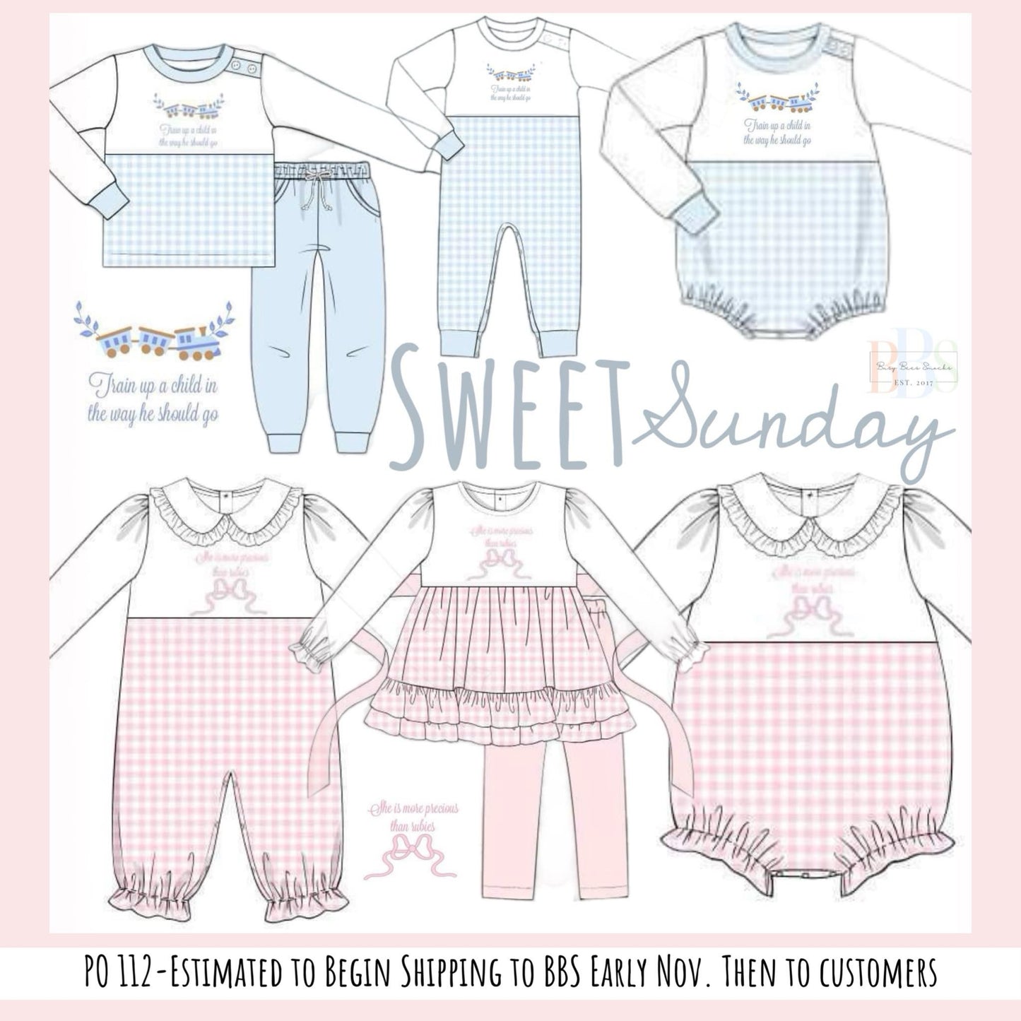 RTS: Sweet Sunday- Boys Knit Jogger Set