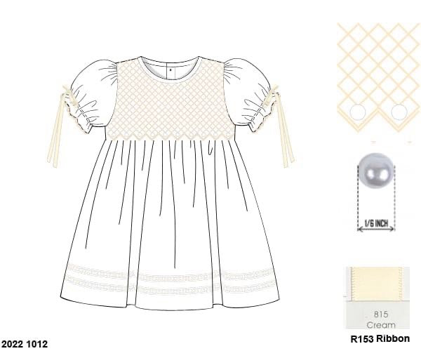 Pre Order 116: Hattie's Heirloom- Girls Woven Dress