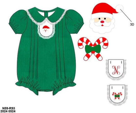 RTS: Christmas Tabs- Girls Corduroy Bubble