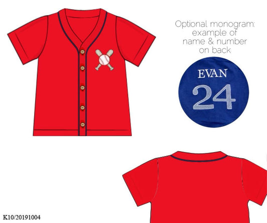 Pre Order 116: Home Team- Unisex Red Jersey