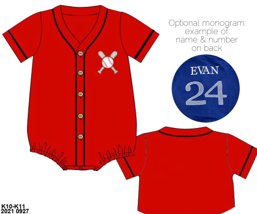 Pre Order 116: Home Team- Unisex Red Jersey Bubble