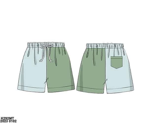 Pre Order 122: Kira Rae- Dad/Mini Woven Traditional Swim Shorts