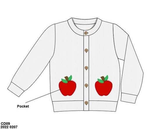 Pre Order 123: Lae Lae's Apples- Unisex Cardigan