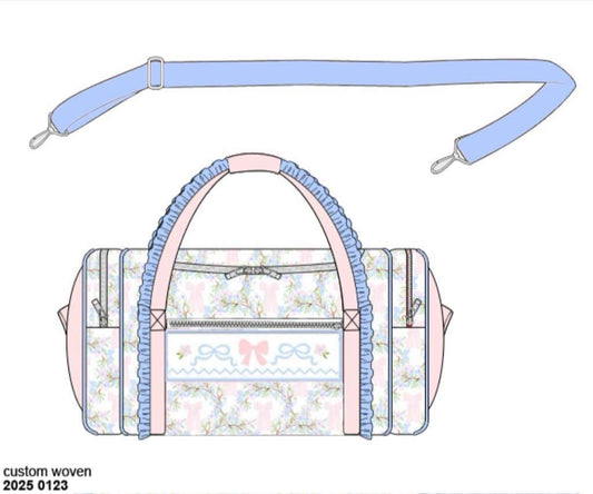 Pre Order 123: Chandler Bows- Smocked Duffle Bag