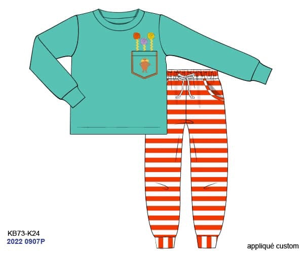 RTS: Save the Trees- Boys Knit Jogger Set