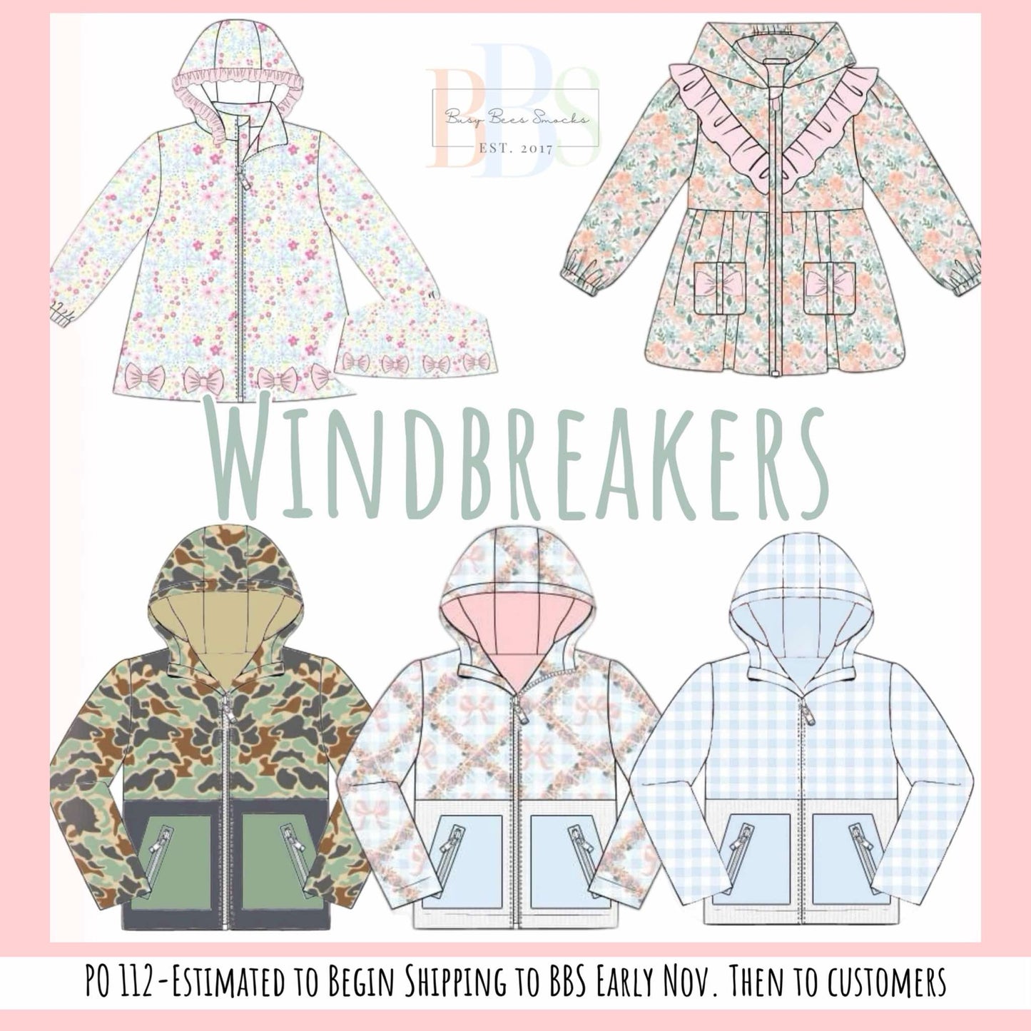 RTS: Windbreakers- Boys Camo Jacket