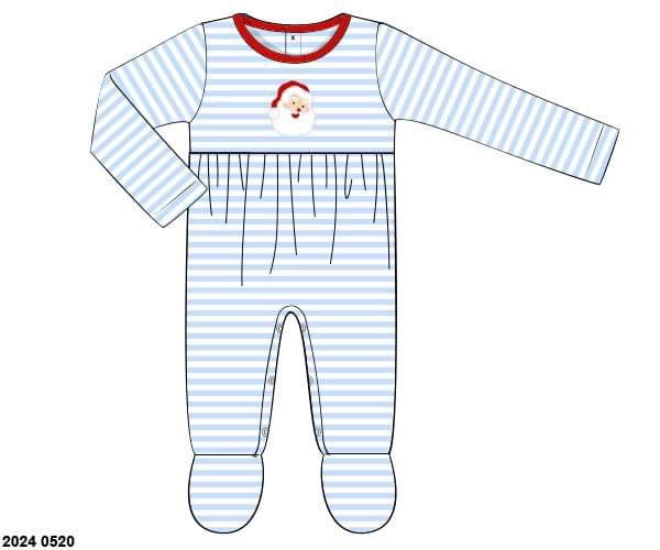 RTS: Little Saint Nick- Boys 1pc Knit Lounge