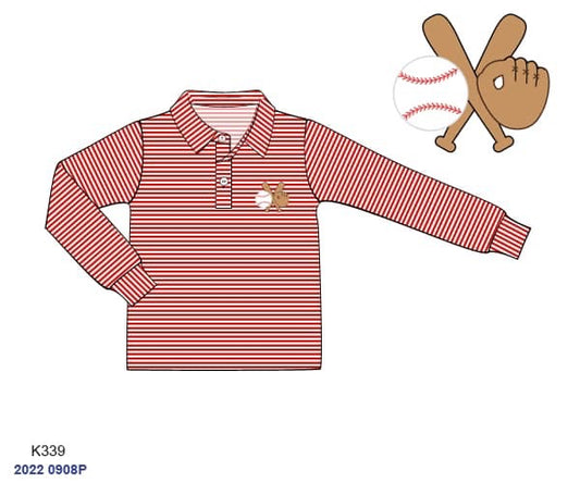 RTS: Boys Mix & Match- Baseball Knit Polo