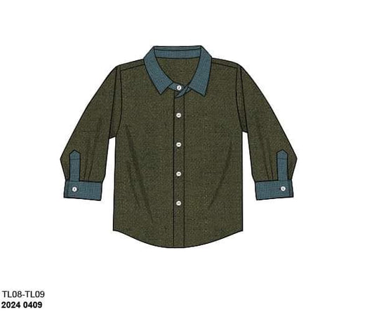 RTS: Golden Meadows- Boys/Dad Button Up Shirt