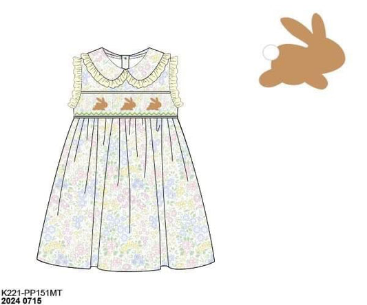 Pre Order 116: Reese's Bunnies- Girls Woven Dress